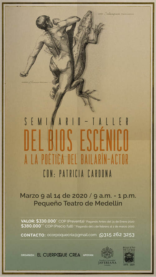 seminario taller del bios escénico a la poética del bailarín-actor
